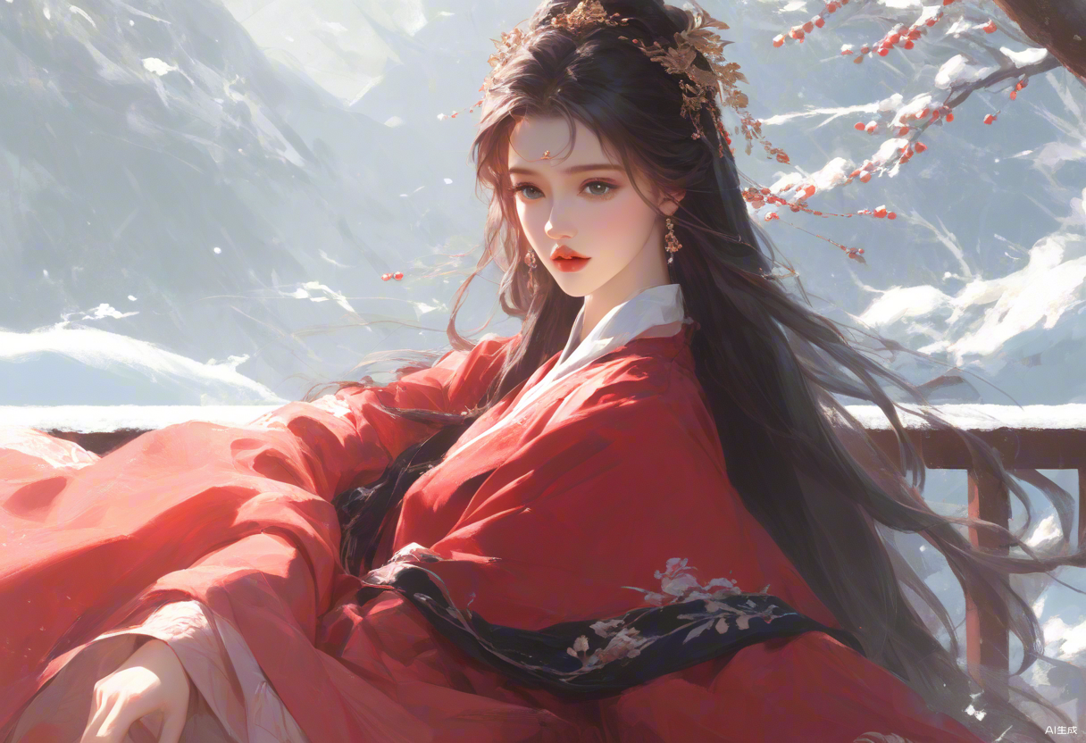 《红梅雪夜：温瑾的宫廷悲歌》